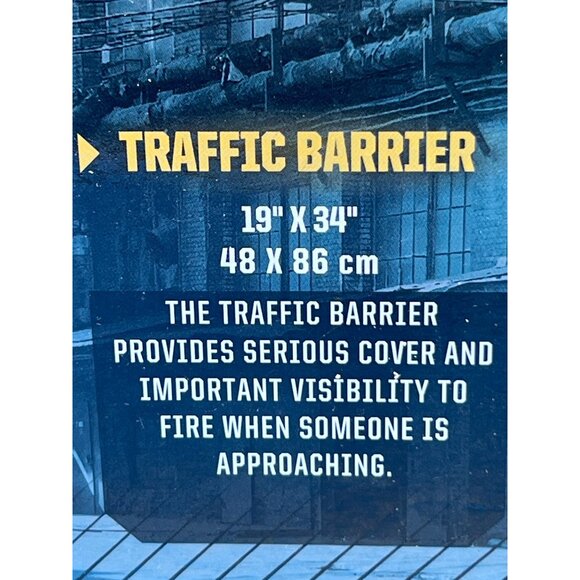 BUNKR Battle Zones Inflatable Traffic Barrier With Water Base System For Dart Bl - Picture 4 of 6